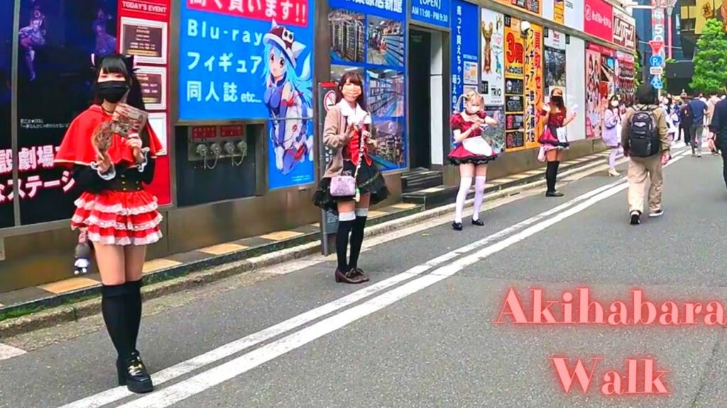 Lots of kawaii maids. Akihabara Tokyo walking tour.【4K ASMR】5.2022 Lots of kawaii maids. Akihabara Tokyo walking tour.【4K ASMR】5.2022