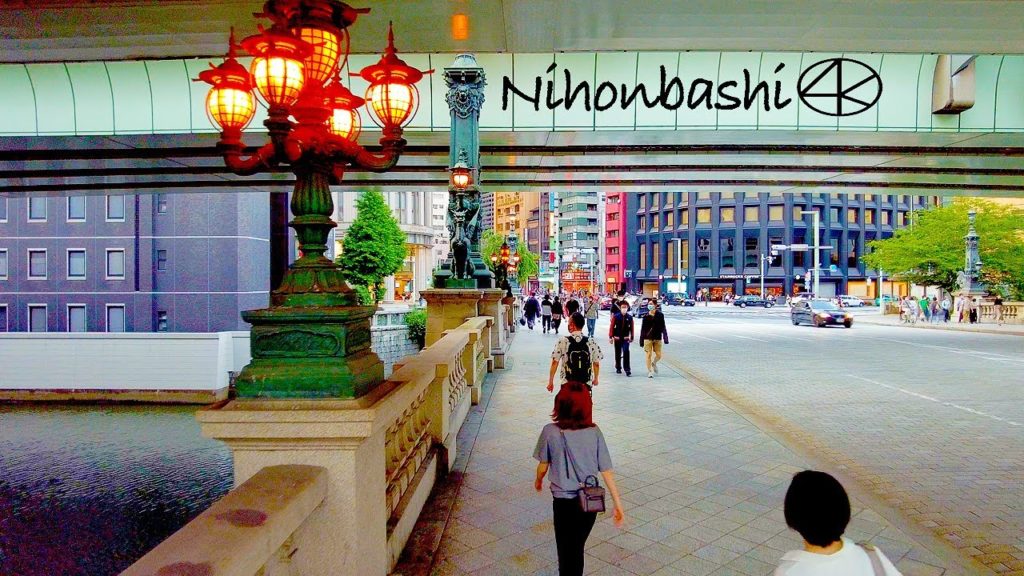 4K 東京 日本橋 中央通り 江戸桜通り 日銀通り散歩 2022年6月