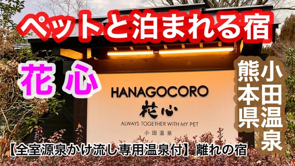 ペットと泊まれる「花心」小田温泉源泉かけ流し内湯付き離れの宿
