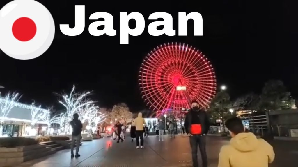 🇯🇵 Yokohama Japan Walk Tour I New Year Evening