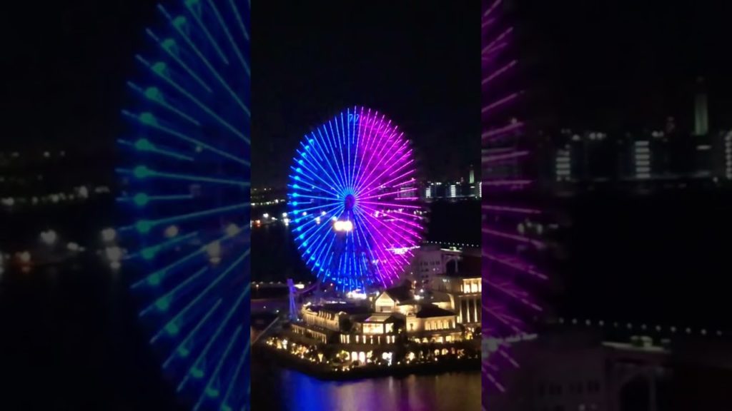 JAPAN MINATOMIRAI YOKOHAMA DAY AND NIGHT VIEW !!Illuminations of Colorful Lights 🇯🇵😍😇