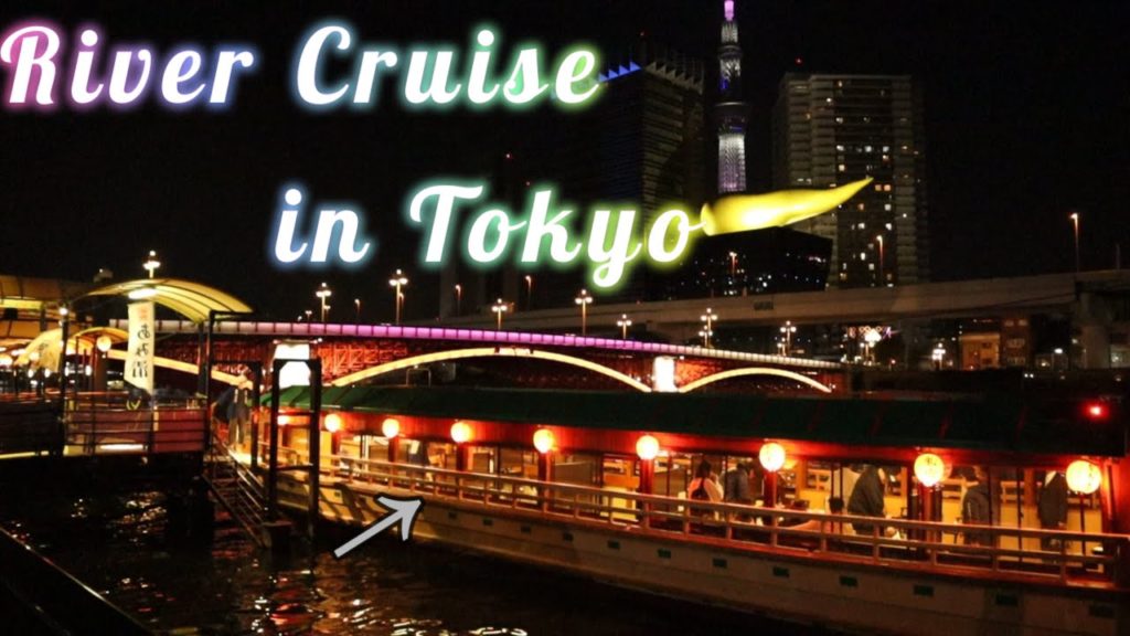 [Tokyo Asakusa] All-you-can-eat and drink while enjoying the night view of Tokyo on a houseboat 😳🏮