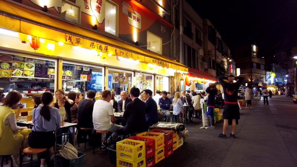 Asakusa walk (▶ 79 min) at night in Tokyo | 4K with ASMR relaxing Binaural Sound 🎧