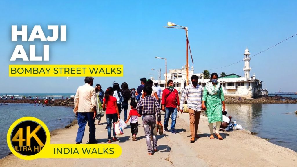4K MUMBAI WALK in HAJI ALI DARGAH ( MUSLIM PILGRIMAGE ) SOUTH BOMBAY | She' Walkin in Maharashtra