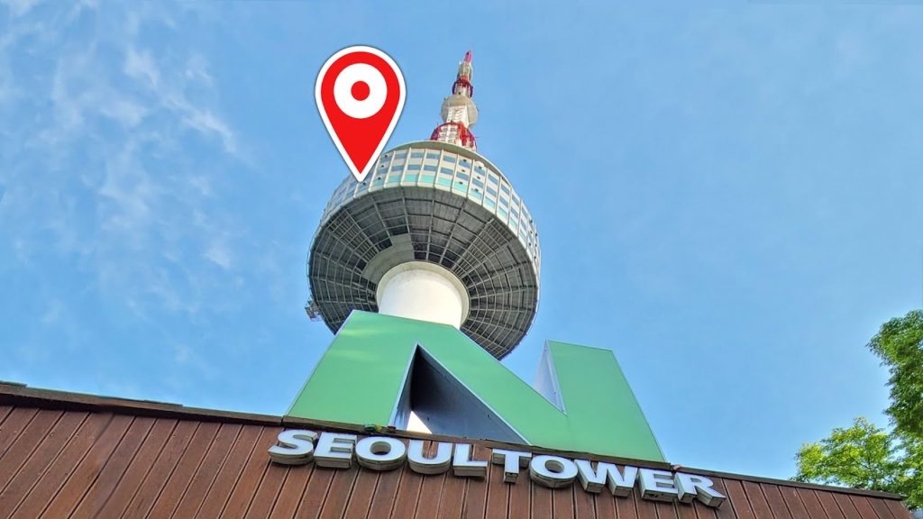Best Tower to see all of Seoul, Korea 😙N SEOUL TOWER! 🚠Tour by cable car｜서울타워