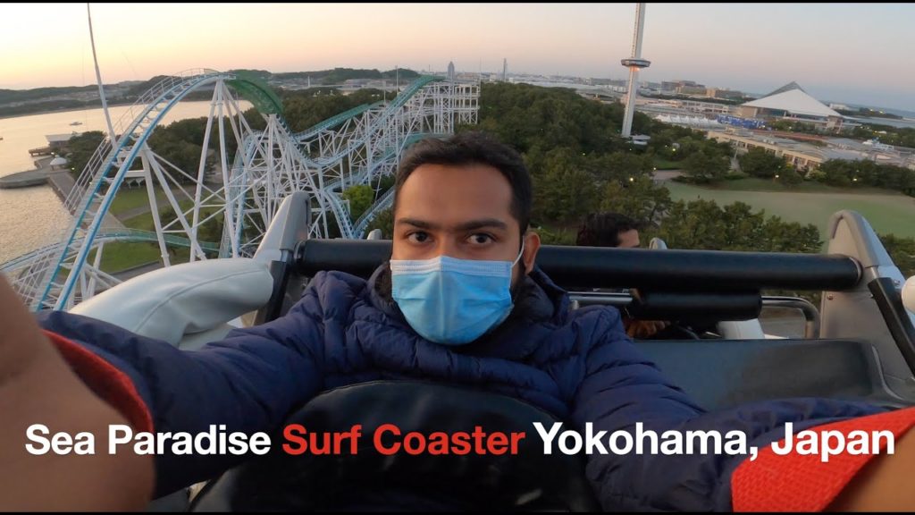 Surf Coaster | Sea Paradise | Yokohama, Japan | Togo Roller Coaster | 4K | Tajim Surf Coaster | Sea Paradise | Yokohama, Japan | Togo Roller Coaster | 4K | Tajim