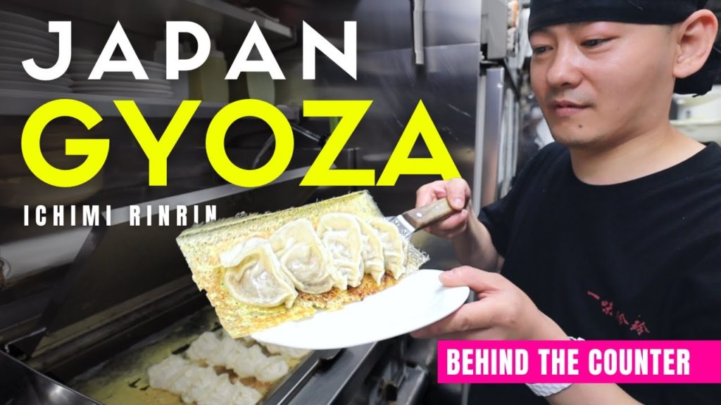 Behind the Counter at a Gyoza Restaurant in Japan Behind the Counter at a Gyoza Restaurant in Japan