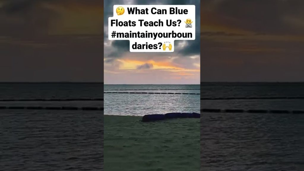 What Can Blue Floats Teach Us? #maintainyourboundaries #shorts #japan #travel #lesson #learning