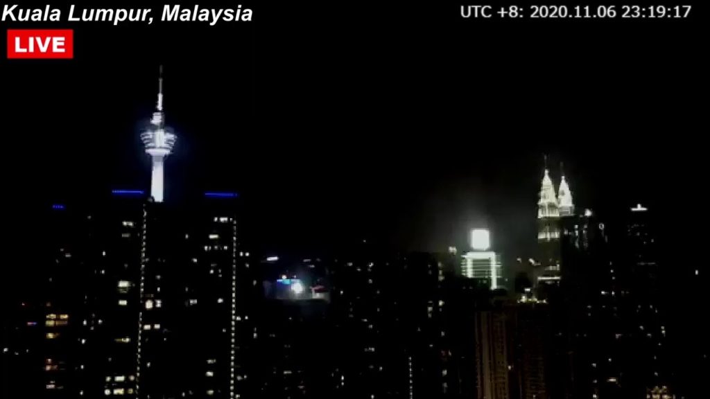 [LIVE] pm Nov 6th クアラルンプールの風景ライブカメラ 曇り☁ Kuala Lumpur Live Streaming - 気温27.1℃ 湿度76%