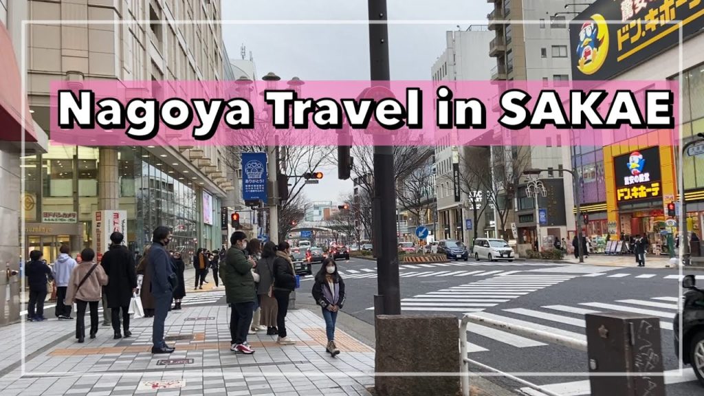 Nagoya Travel in SAKAE : Japan Free City Walk [Street View]