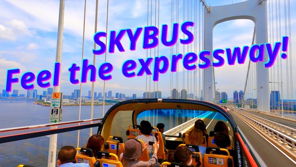 [4K] SKY BUS TOKYO | The Open-Top Double-Decker Bus - Tokyo