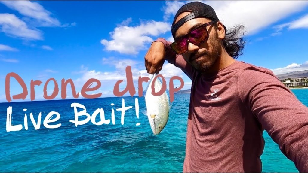 Sending Live Bait on the Drone! Drone Fishing | Big island Hawaii Fishing 2020 | Hawaii fishing