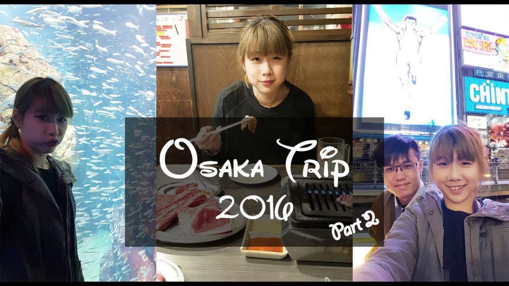 Osaka Trip 大阪之旅2016：大阪城、道頓堀、大阪海遊館等|| 旅遊Vlog #7
