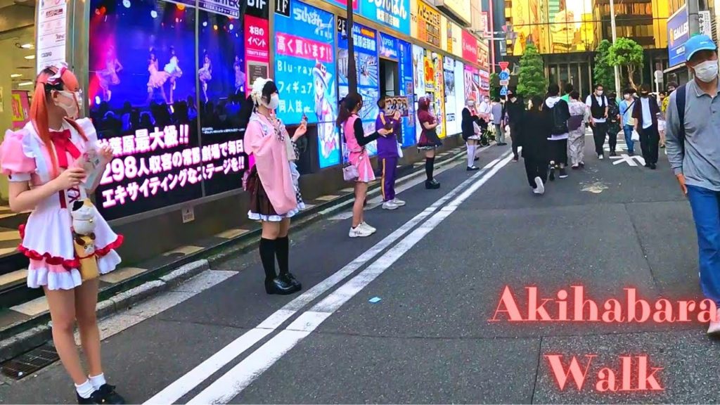 Lots of kawaii maids. Akihabara Tokyo walking tour.【4K ASMR】5.2022 Lots of kawaii maids. Akihabara Tokyo walking tour.【4K ASMR】5.2022