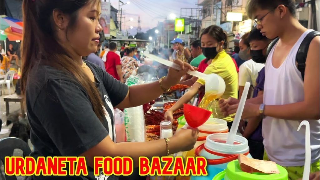 Street Food at URDANETA CITY NIGHT MARKET | INSANE Food Tour + Night Walk in Urdaneta, Philippines