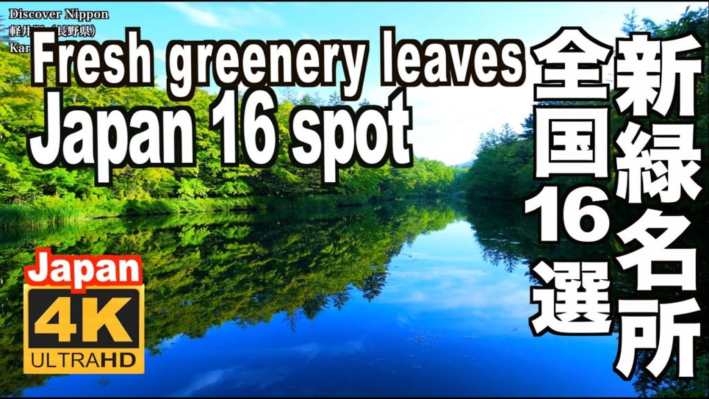 4K 16spot Fresh Greens in Japan 日本の新緑16選 奥入瀬 上高地 屋久島 軽井沢 裏磐梯 京都 若葉 青葉 青もみじ 初夏 greenery leaves 4K 16spot Fresh Greens in Japan 日本の新緑16選 奥入瀬 上高地 屋久島 軽井沢 裏磐梯 京都 若葉 青葉 青もみじ 初夏 greenery leaves
