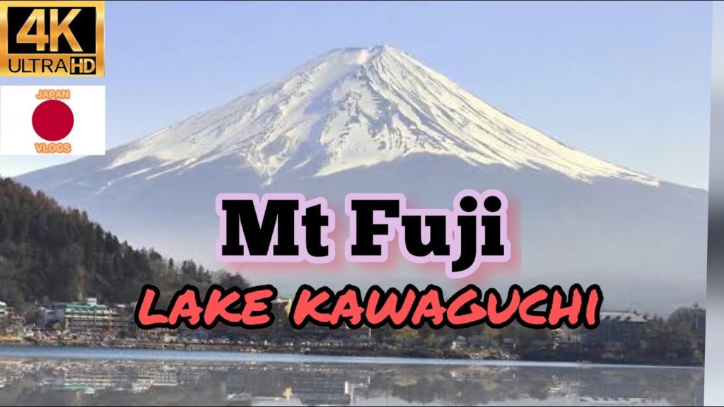 Mount fuji japan 4k Lake Kawaguchi walk tour 4k videos