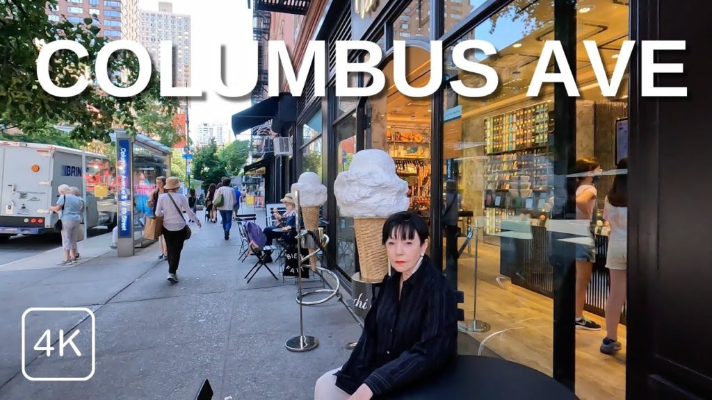 NEW YORK CITY Walking Tour [4K] - COLUMBUS AVENUE