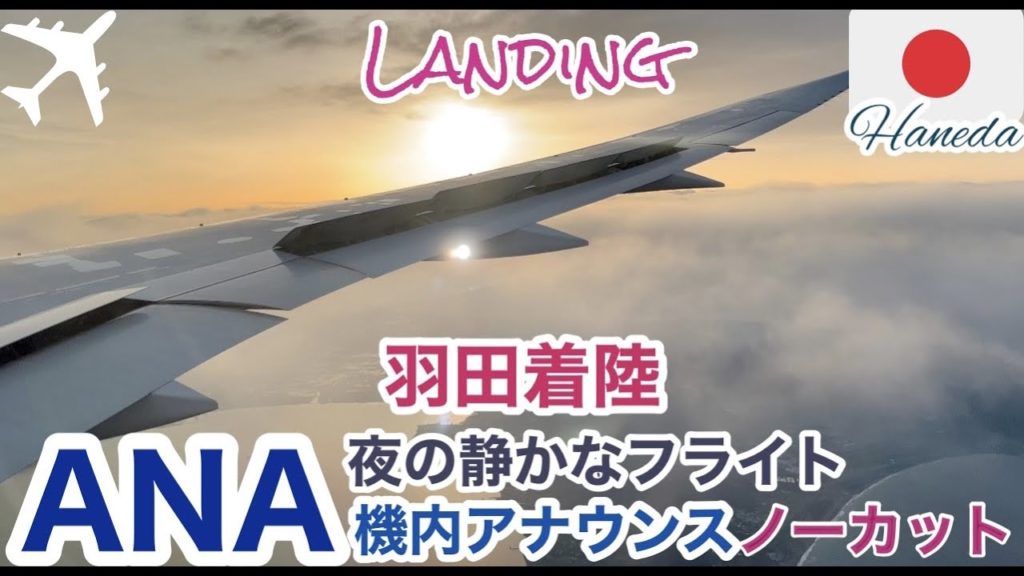 【ANA深夜フライト・機内アナウンス】シンガポール→羽田空港/機内音/着陸時ノーカット Midnight Flight Singapore→Tokyo Haneda in-flight Sound 【ANA深夜フライト・機内アナウンス】シンガポール→羽田空港/機内音/着陸時ノーカット Midnight Flight Singapore→Tokyo Haneda in-flight Sound