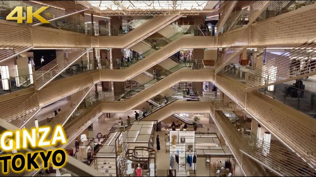 TOKYO walk: GINZA in the evening [4K]
