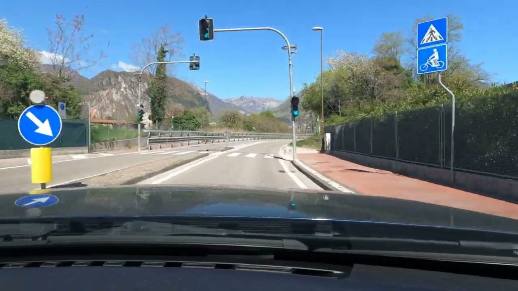 4K Italy Garda Lake Riva del Garda City Torbole Linfano Street Walk Lago di Garda View 1