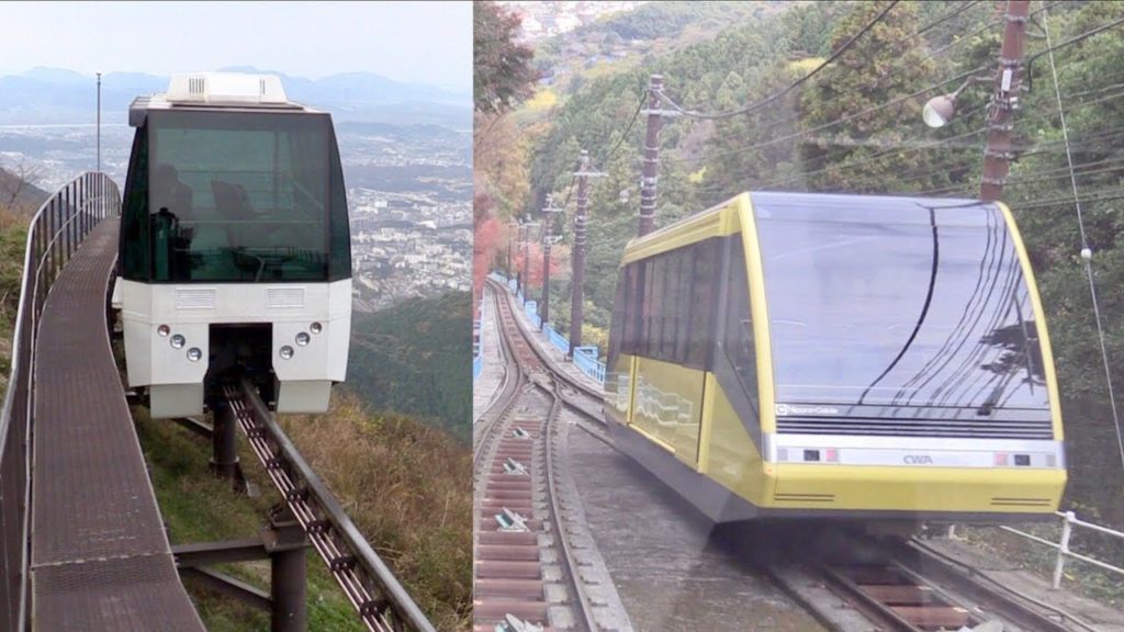 Sarakurayama Cable Car and Slope Car – 皿倉山ケーブルカ Sarakurayama Cable Car and Slope Car - 皿倉山ケーブルカ