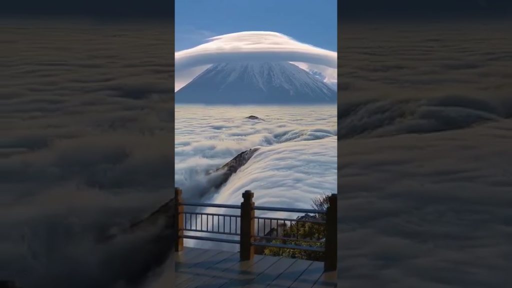 Most stunning mountain in the world |  Mount Fuji Japan 🇯🇵 #shorts #Shorts #Japan