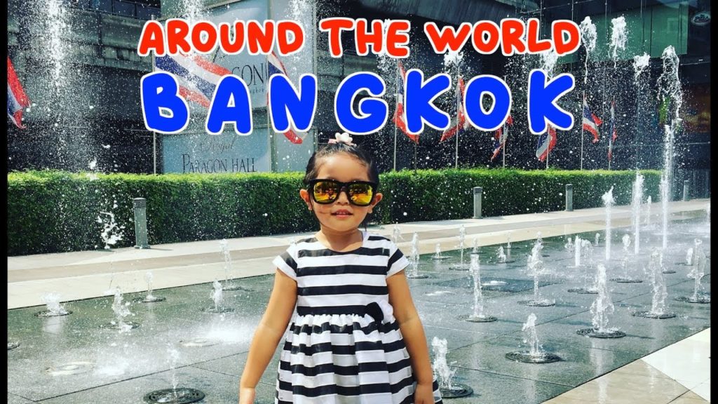 [ Around the world ] Travel to Bangkok Thailand | Thai Food | Water fight | Kidzania | Ocean World