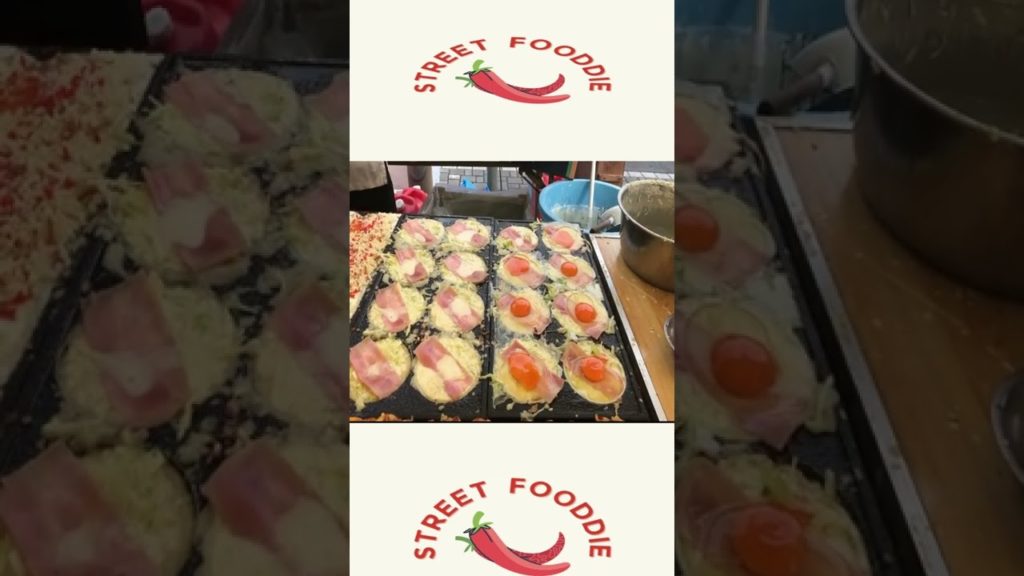 JAPANESE STREET FOOD OKONOMIYAKI LOOKS SO DELICIOUS