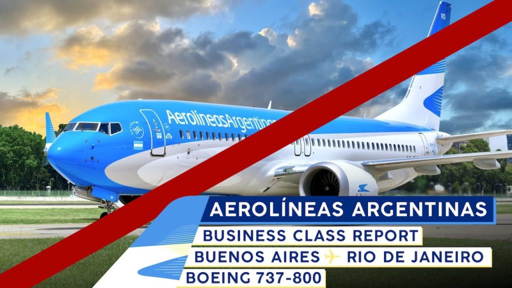 AEROLÍNEAS ARGENTINAS 737 Business Class【4K Trip Report】Flying to RIO!
