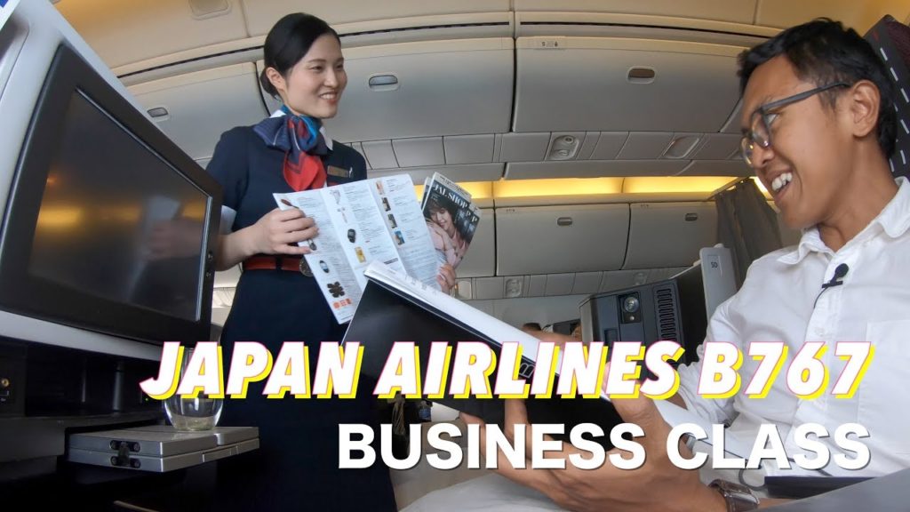 JAKARTA TO TOKYO NARITA WITH JAPAN AIRLINES BUSINESS CLASS B767-300