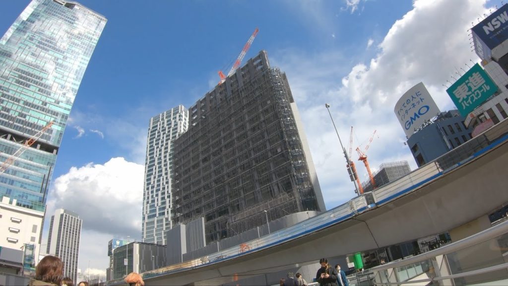 Tokyo Japan - Sakuragaokaguchi Construction - 渋谷駅桜丘口地区第一種市街地再開発事業
