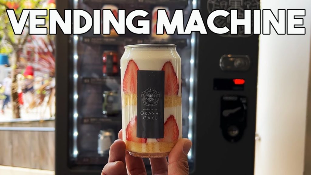 Japanese CANNED CAKE Vending Machine Japanese CANNED CAKE Vending Machine
