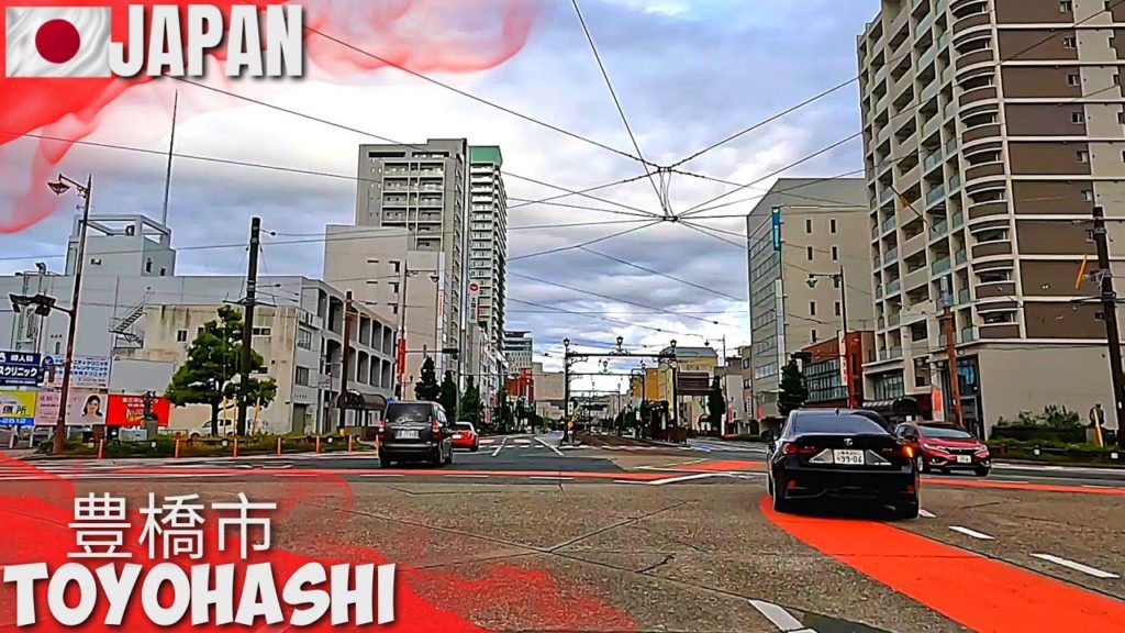 From HAMAMATSU to TOYOHASHI 2 of 2 - Driving tour Aichi, JAPAN, 愛知県, 豊橋市