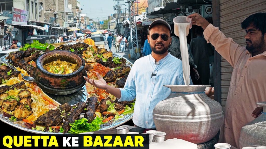 Quetta ke Bazaar | Asia Dastarkhwan | Street Food of Balochistan, Steam Chargha & BBQ Platter