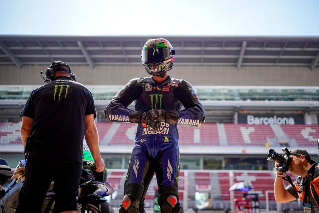 Box Out - Push - Box In - Repeat  #MonsterYamaha | #MotoGP |  #CatalanTest...