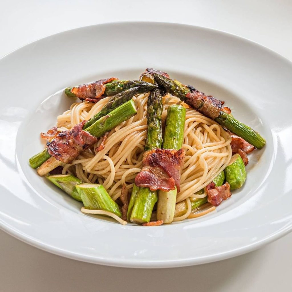 Although asparagus is available year-round, the spears on shelves during fall an...