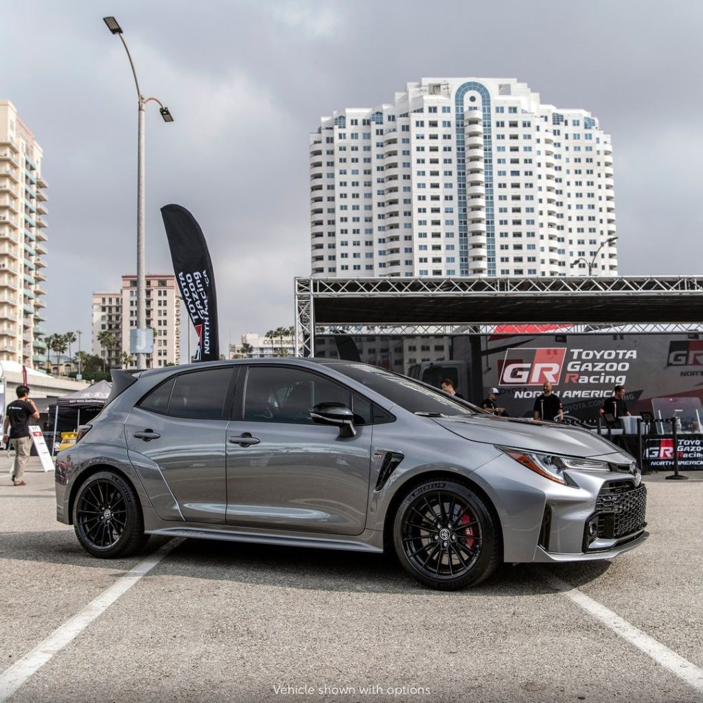Put power to the pavement with the GR-FOUR AWD system. The first-ever 2023 GR #C...