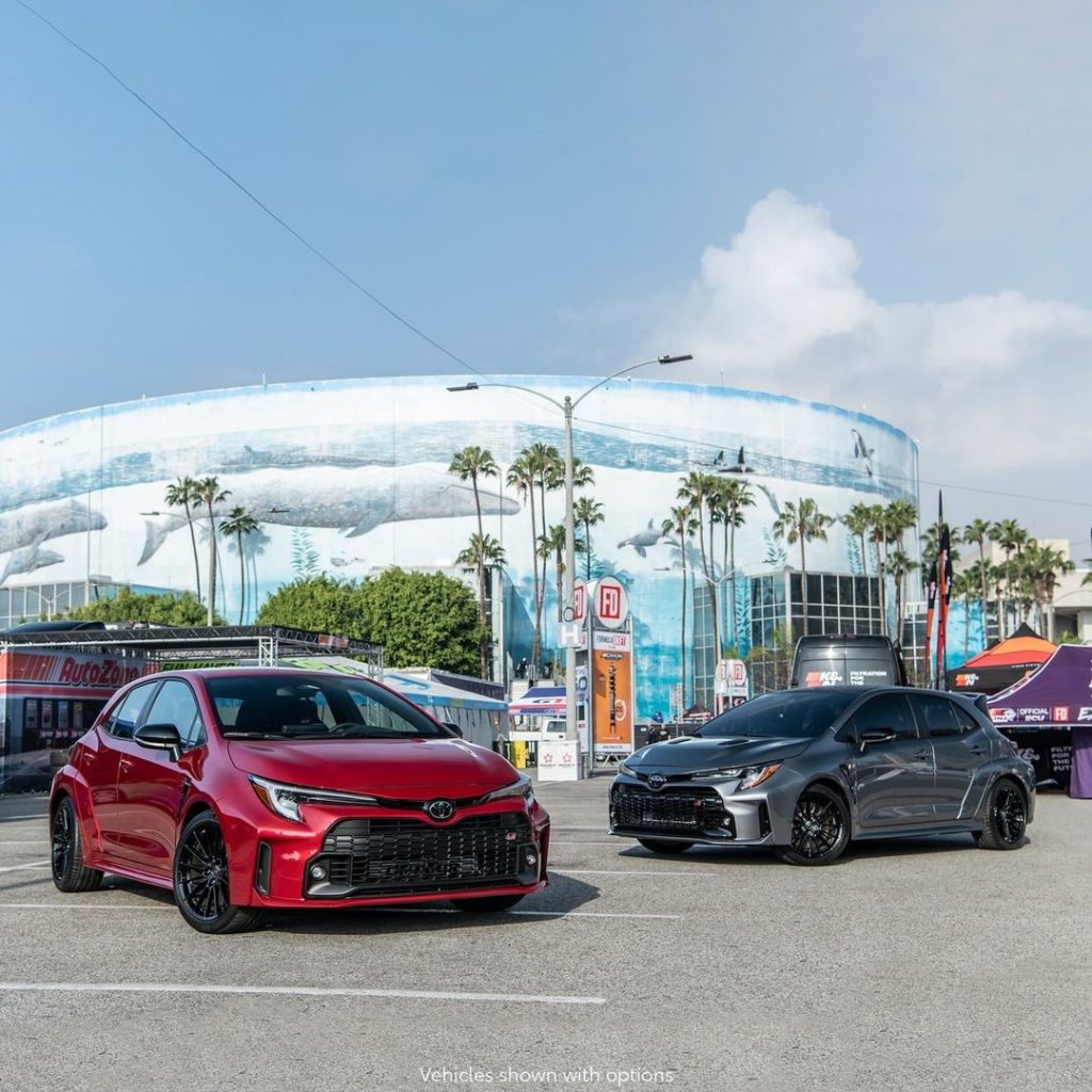 The rowdiest members of the GR family. The first-ever 2023 GR #Corolla. #LetsGoP...