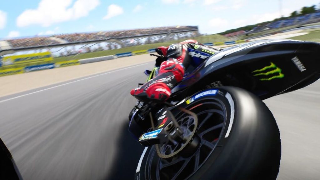 This helmet cam view is something else!  You don't get any closer to the actio...