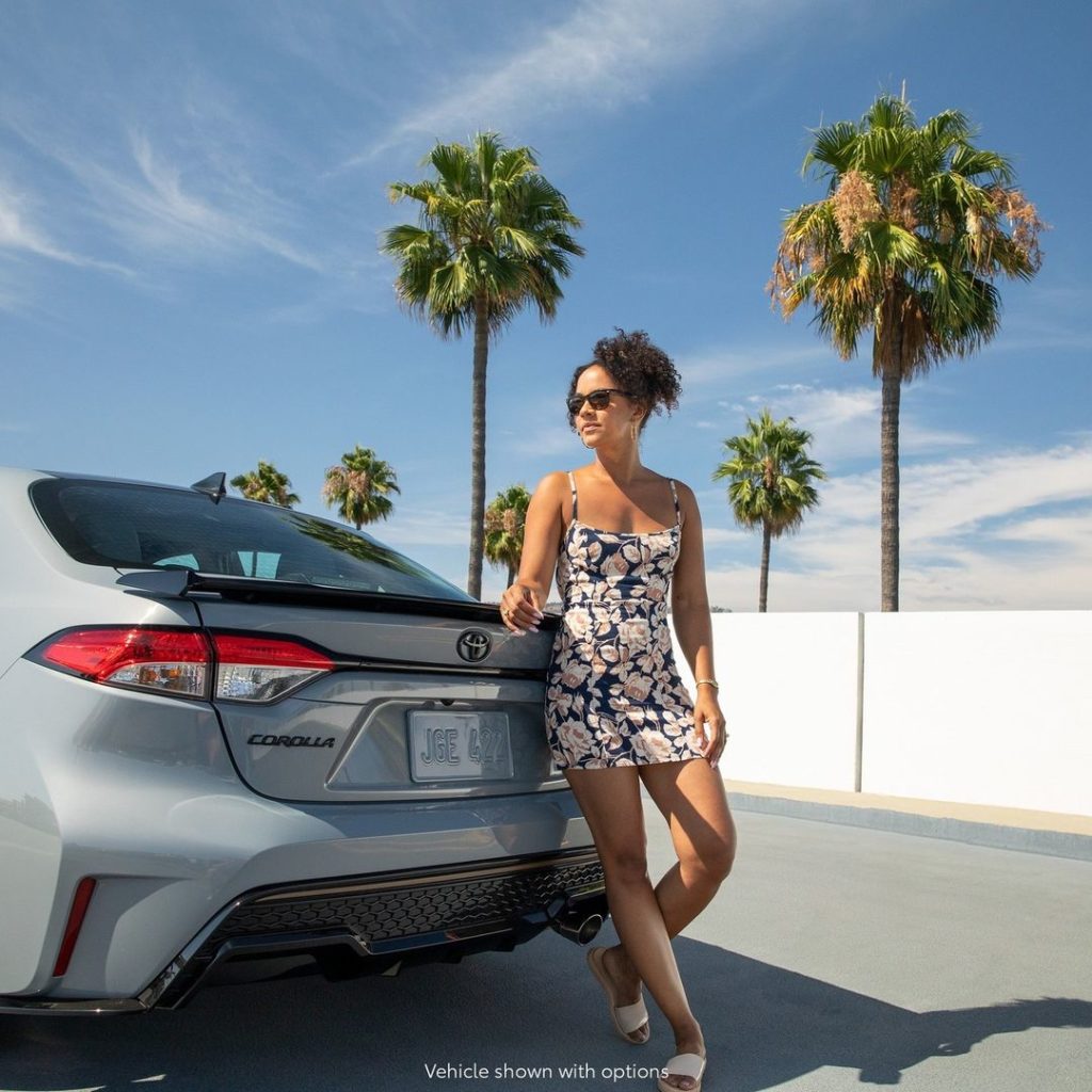 Easy, breezy #Corolla girl. #LetsGoPlaces...