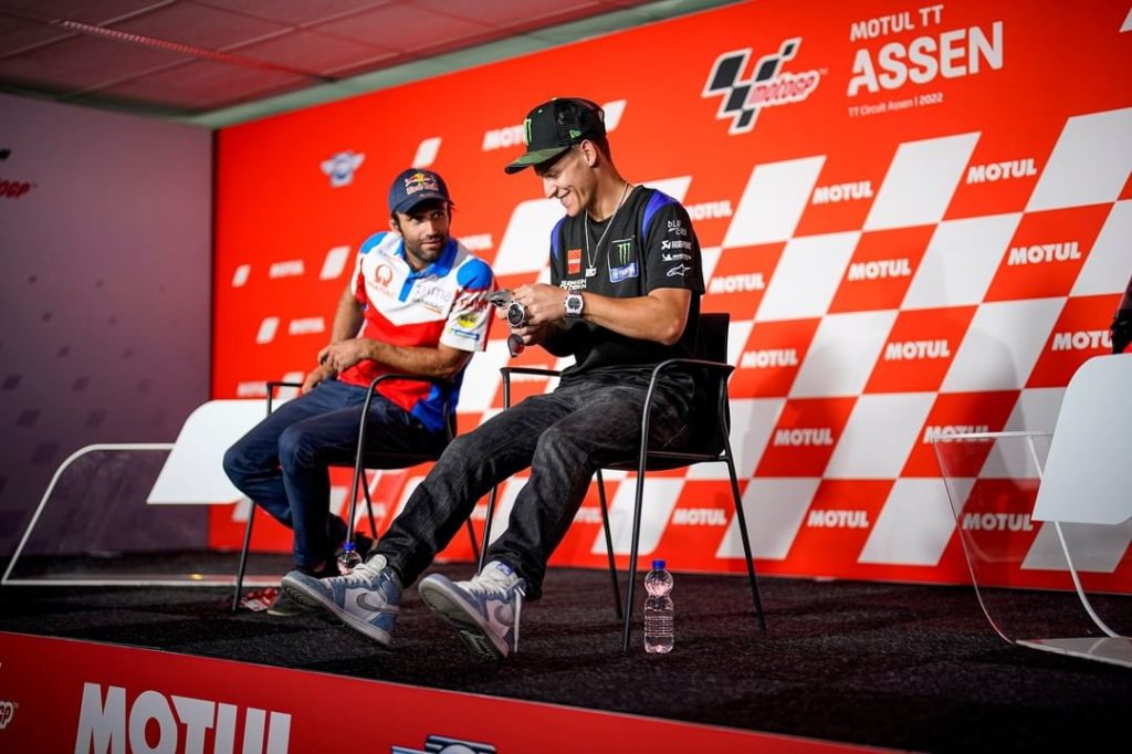 The French compatriots share the Pre-Event Press Conference stage (with @aleixes...