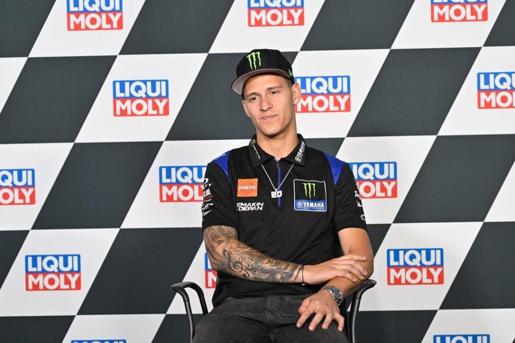 Is it is, or does he look like a man with a plan?  #MonsterYamaha | #MotoGP | ...