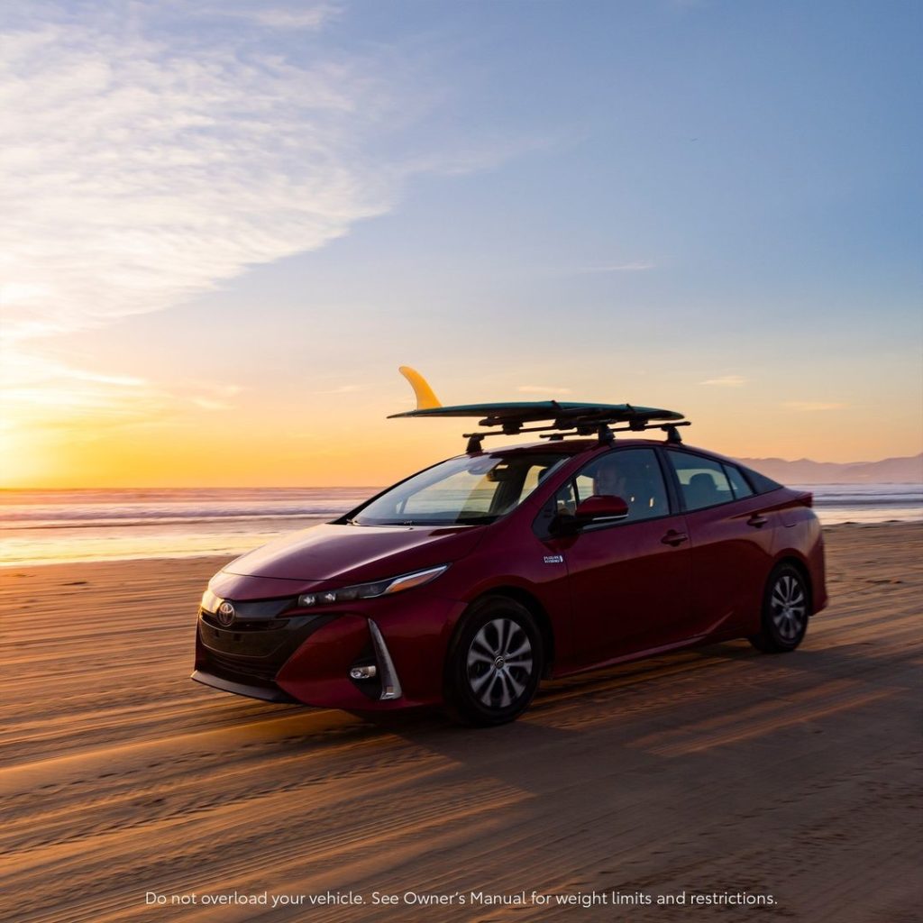 Sunset cruise.  #Prius Prime #LetsGoPlaces...