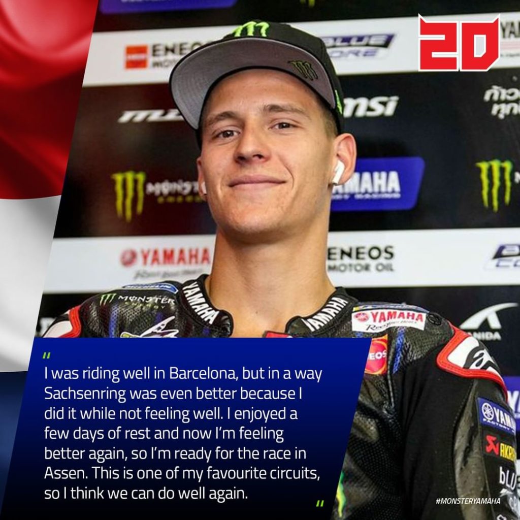 Last year's TT Assen winner is ready to have another go this weekend 

#MonsterY...