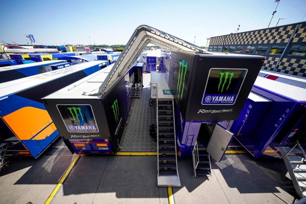 Set up and ready to go  #MonsterYamaha | #MotoGP | #DutchGP...