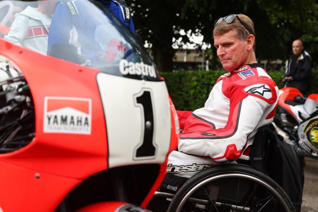 Wayne Rainey, after his @fosgoodwood riding experience  

“I was quite nervous a...