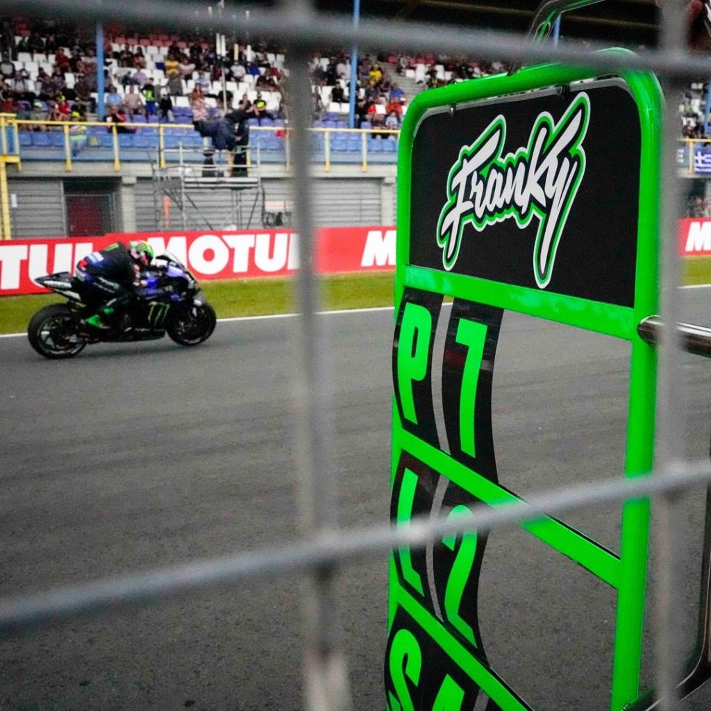 A perfect shot by our photographer  @falex79  #MonsterYamaha | #MotoGP | #Du...