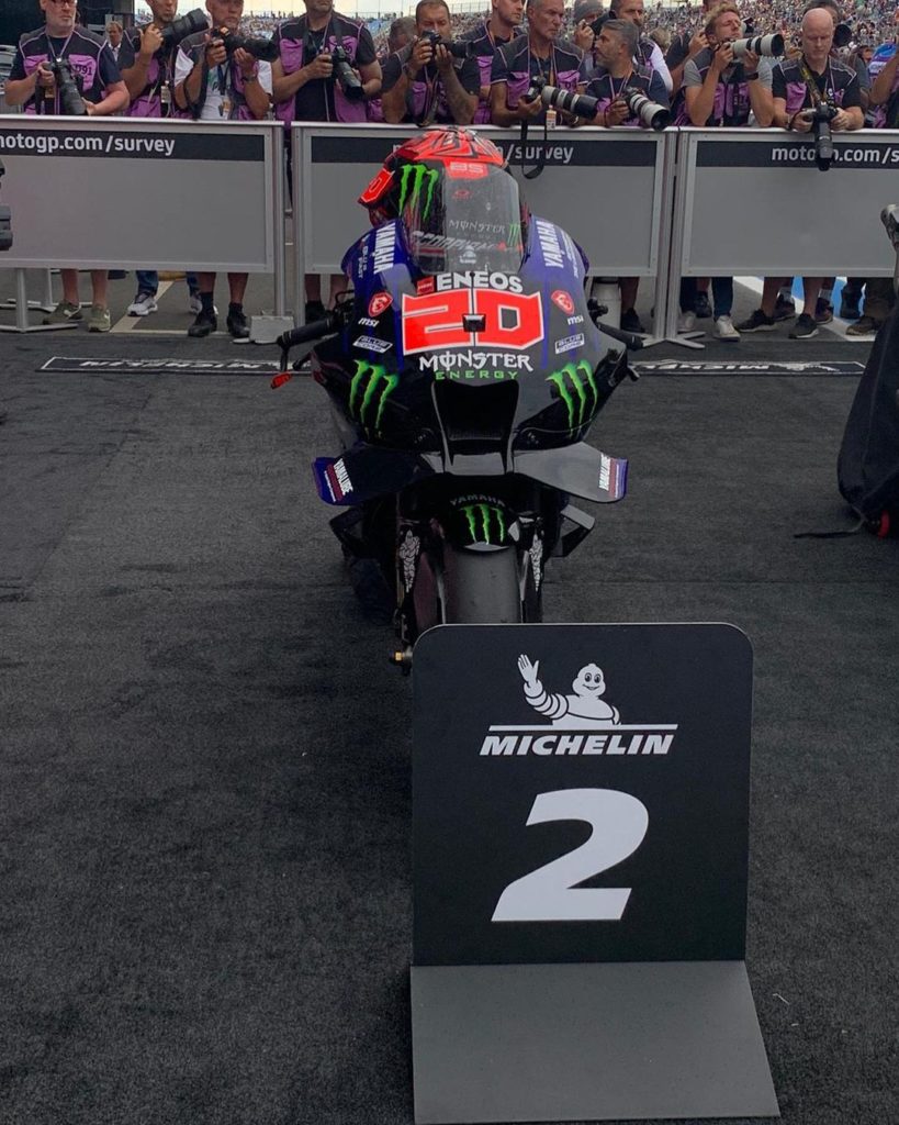 @fabioquartararo20 secured 2nd on the grid with a lap faster than the previous l...