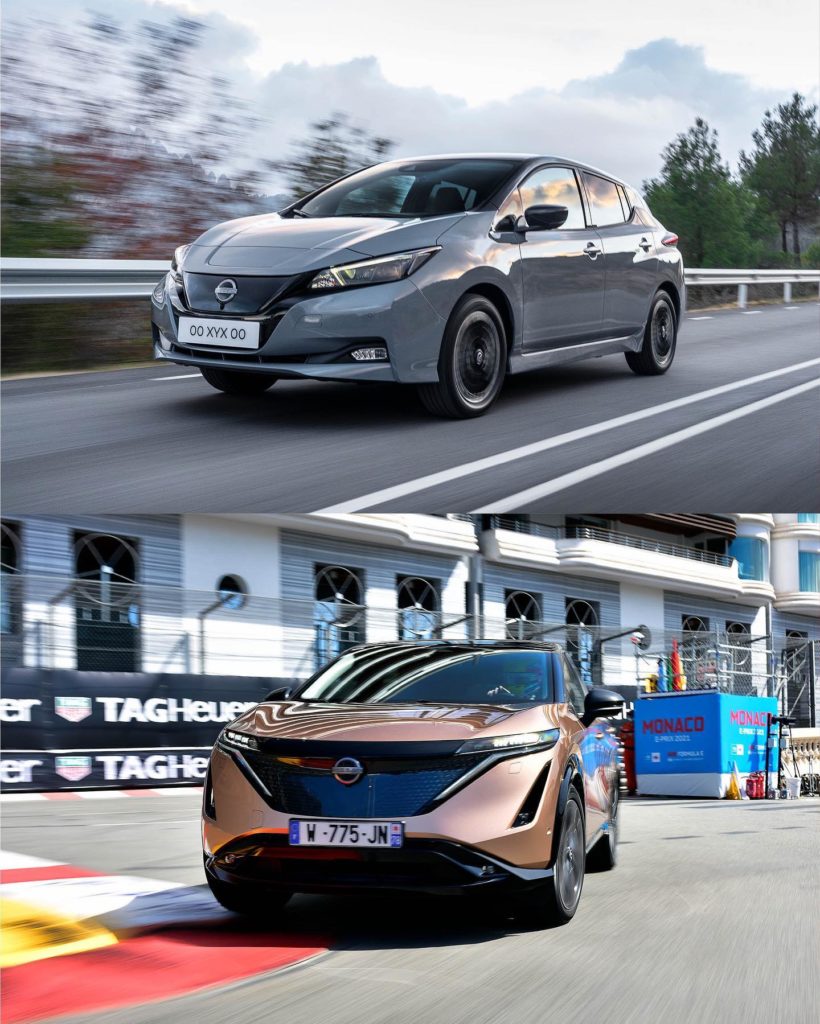 Pick your favorite EV! #Nissan #NissanAriya #NissanLEAF @nismo 
for LEAF 
for Ar...